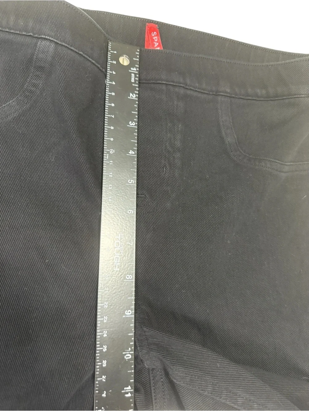 Spanx Jeans Sz Large Black Stretch